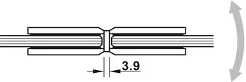 Pant Line GG 180° Černá matná