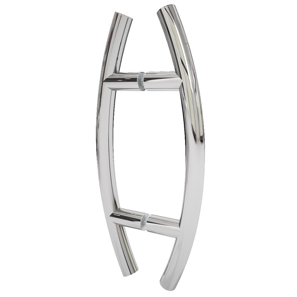 Round Bent H Nerez lesk