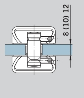 Madlo Arcos 750 Nerez mat