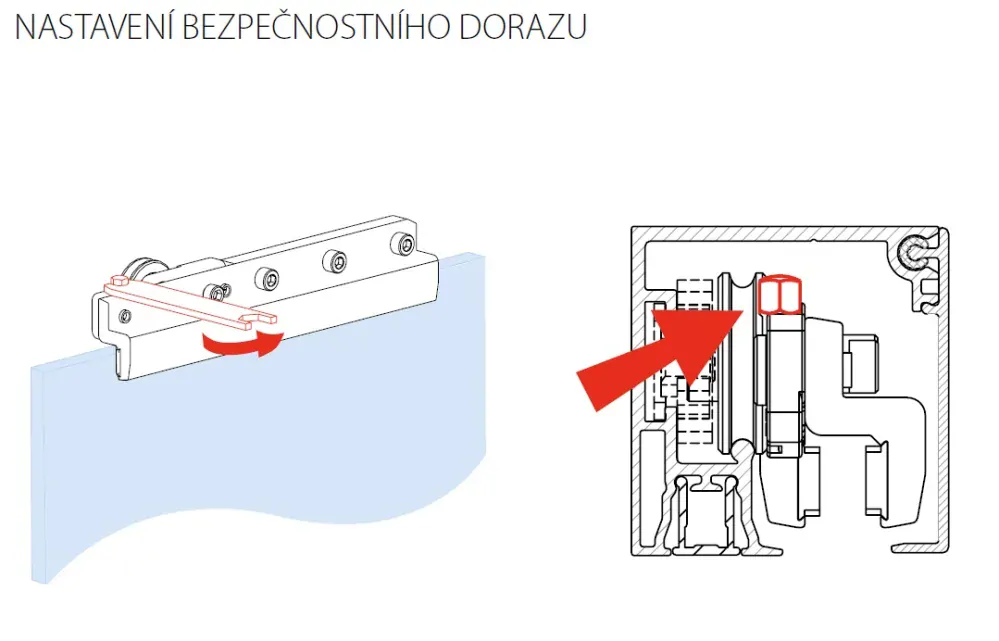 Agira Nika 2000mm Chrom lesk