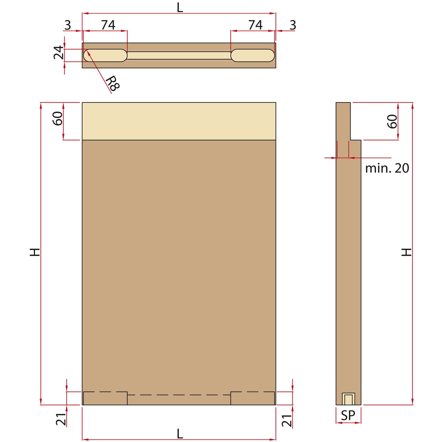 TERNO MAGIC 2 kování na posuv. dv. 1křídlé 80kg šířka křídla 800-1800mm