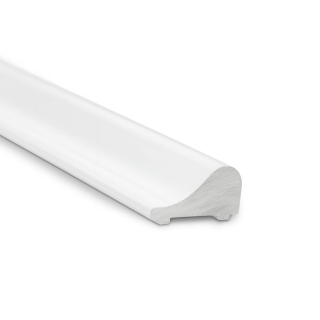 Přechodová lišta ALU RAL bílá 1000mm