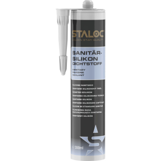 STALOC sanitární silikon 300ml bílý