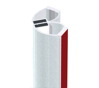 Magnetické těsnění 90° samolepící 2500mm