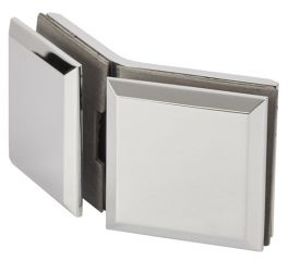 PM GX990 spojka 135° sklo-sklo Chrom lesk