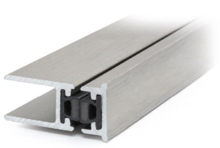 Profil magnetické těsnění 180° 2300mm Lesk