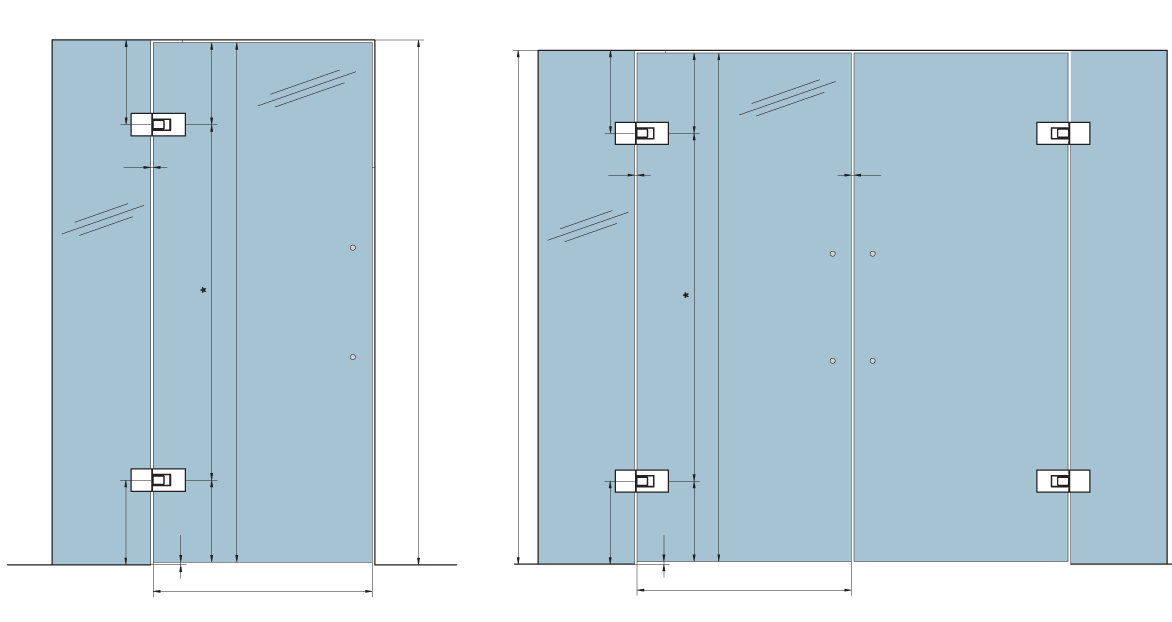 Dorma Tensor sklo-sklo